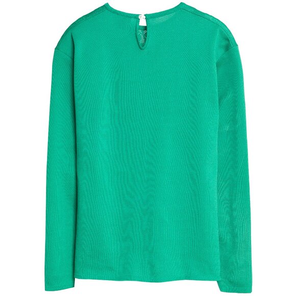 SCHAPIRA (Germany) Trevira Knit Keyhole Armseye Sweater : S - Picture 4 of 9